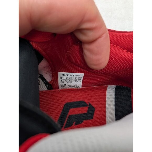 Adidas Dame 6 GCA men's size 8 black, scarlet, white two tone basketball shoes - Picture 8 of 15